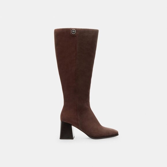 Coach Boots – Extended Calf Fit, Excellent Condition, Worn Once - size 8 - Picture 2 of 3